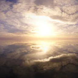 Colorful Sunset Sky Dramatic Clouds