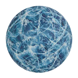 Blue ice texture wallpaper