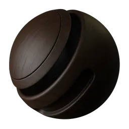 High-resolution PBR Walnut Wood texture for 3D rendering and Blender materials library.
