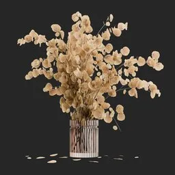 Dried Silver Dollar Plant Arrangement