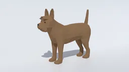 3D Yorkshire Terrier model with quad meshes optimized for Blender visualizations.