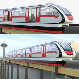 Monorail train concept