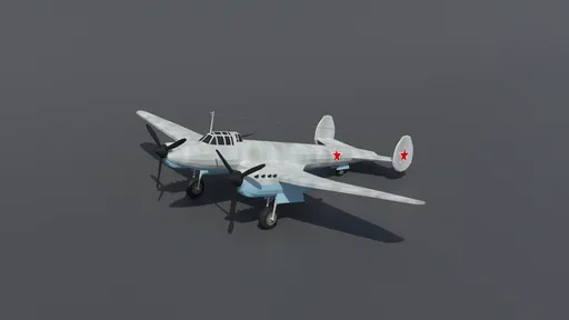 Low Poly Petlyakov Pe-2