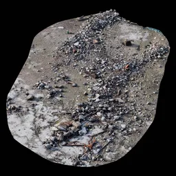 Scan Small rock ground