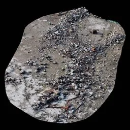 Scan Small rock ground