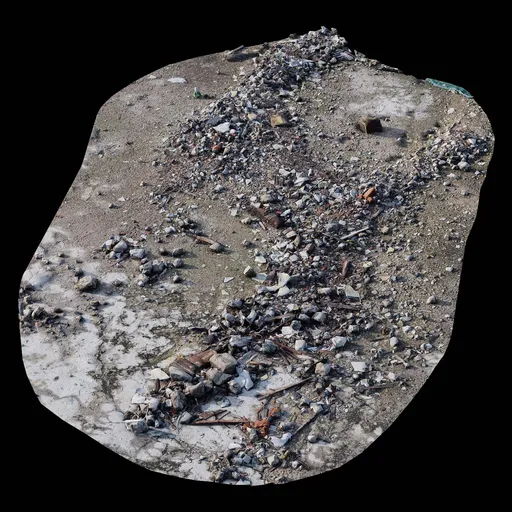 Scan Small rock ground