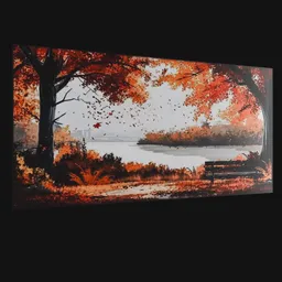 Autumn's Repose Canvas