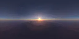 Crater Sunset Large Sun