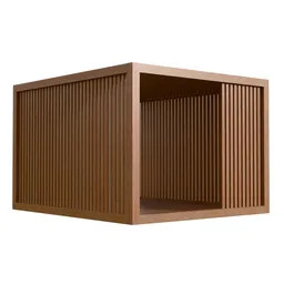 Stylized Wooden Modular Shelter