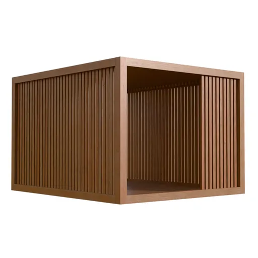 Stylized Wooden Modular Shelter