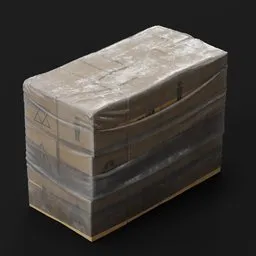 Shrink Wrapped Pallet