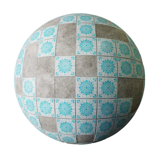 Damaged tiles