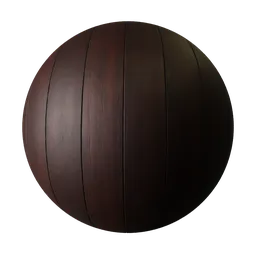 2K PBR old weathered dark wood texture for Blender 3D with realistic displacement detail.
