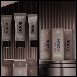 Foundation packaging shot coffe theme