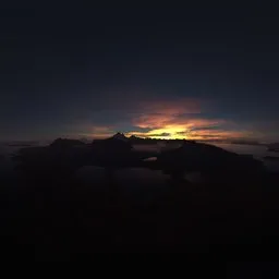 Mountain Landscape Twilight Sky