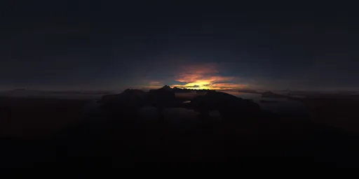 Mountain Landscape Twilight Sky