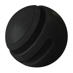 Procedural Carbon Fiber material with adjustable texture scale and roughness for Blender 3D PBR workflow.