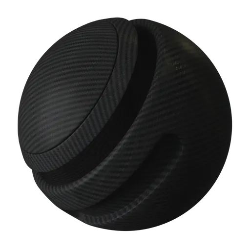 Procedural Carbon Fiber material with adjustable texture scale and roughness for Blender 3D PBR workflow.