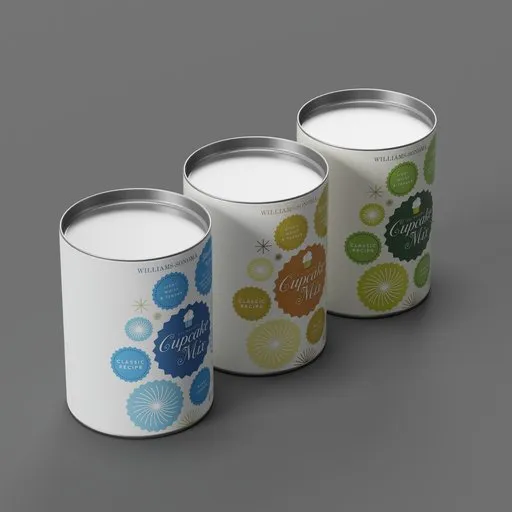 Cupcake Mix Containers