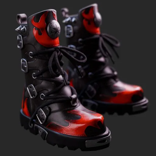Gothic Punk Platform Boots