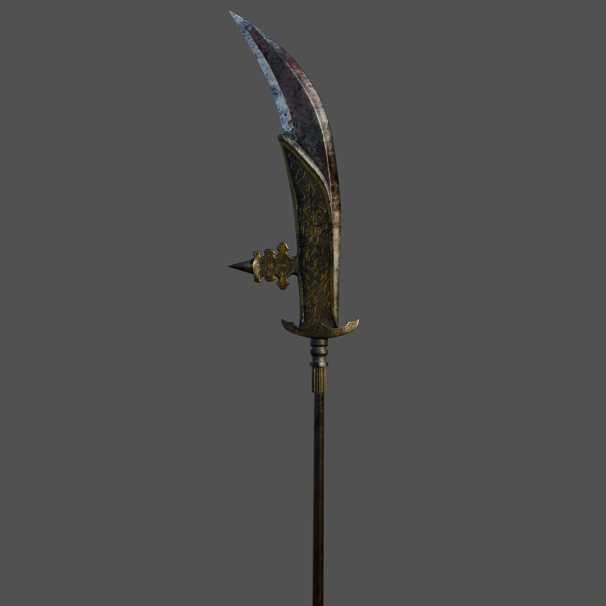 Glaive | Historical Weapons models | BlenderKit