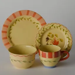 4 piece place set