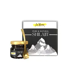 Shilajit jar with spoon and box