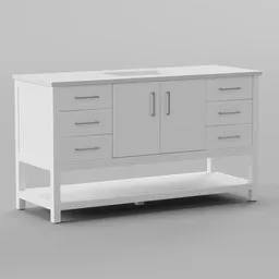 Single Bathroom Vanity Set