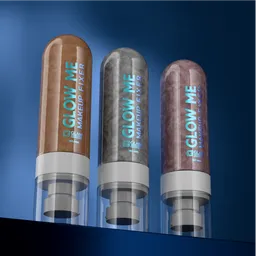 Animated glitter makeup fixer