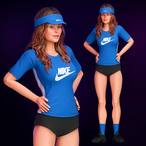 Female character - Rigged