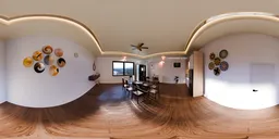 Warm Modern Dining Room