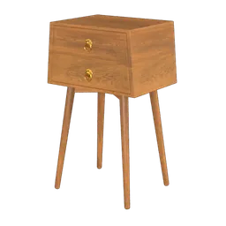 Lowpoly Wooden Drawer