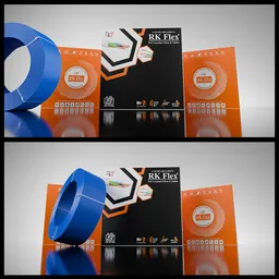 PVC wire bundle with box animation