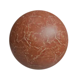 Reddish brown marble
