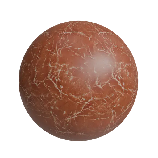 Reddish brown marble
