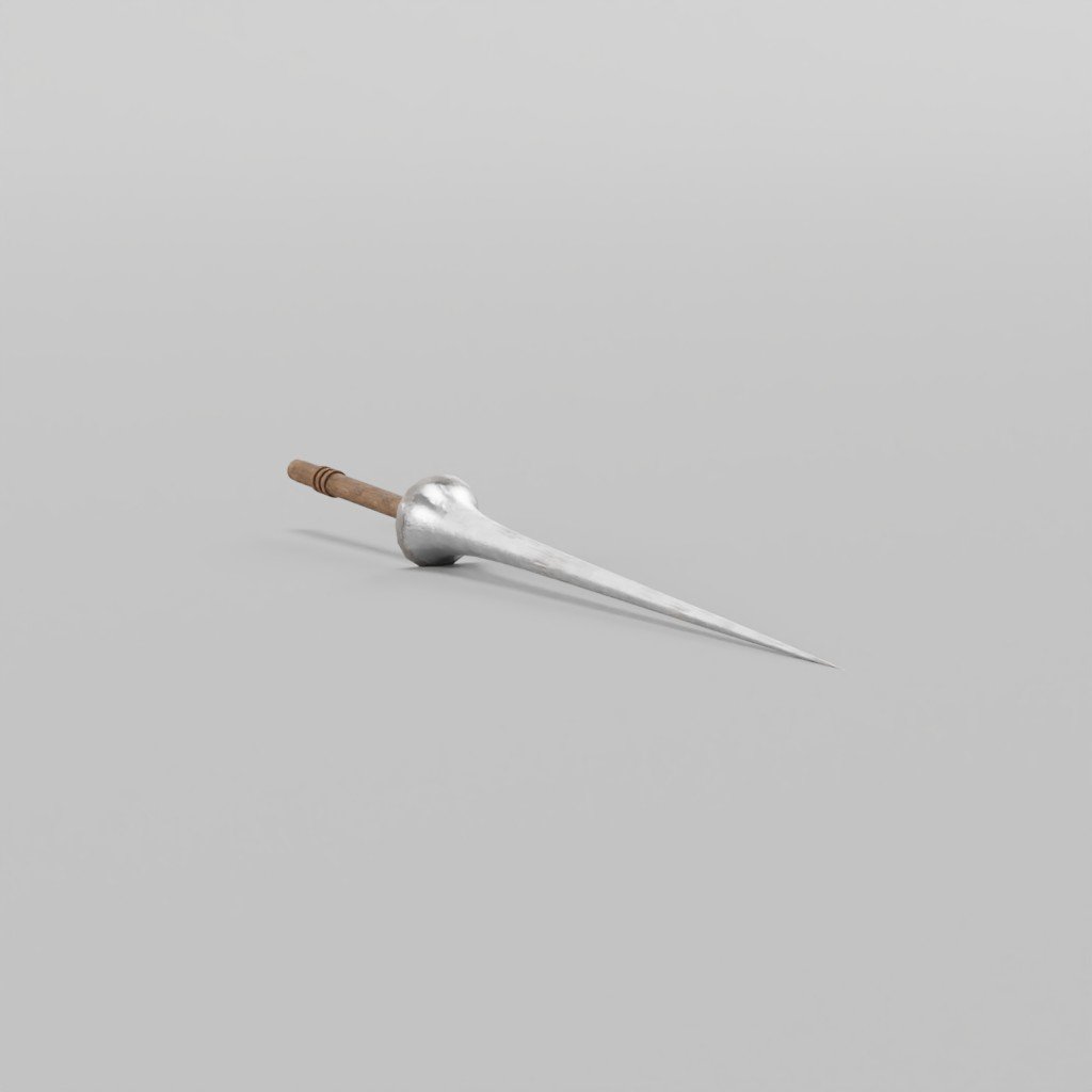 Spanish spear | Historical Weapons models | BlenderKit