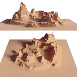 Sandstone Island Terrain