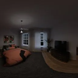 Master Bedroom Night