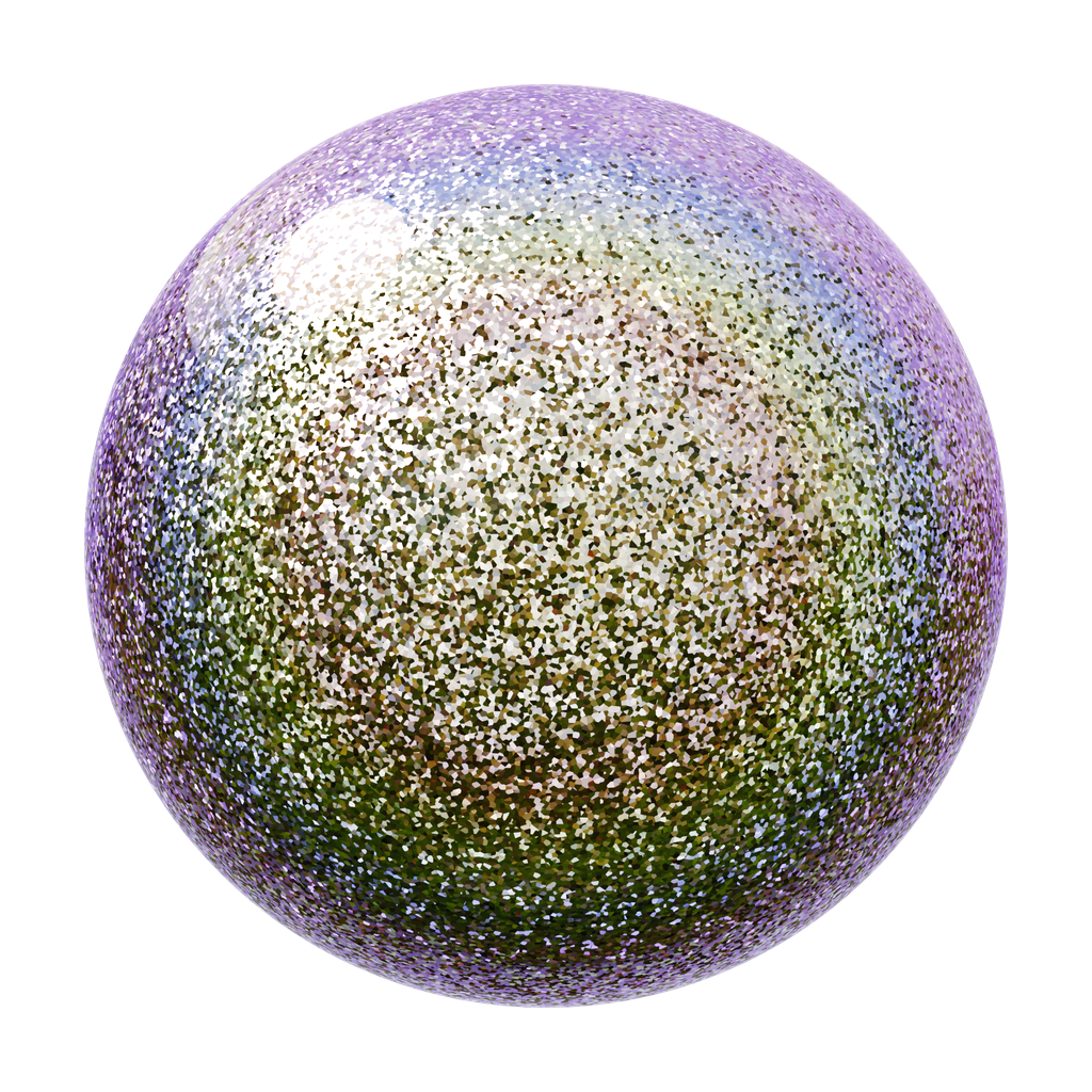Procedural glitter paint FREE fx materials BlenderKit