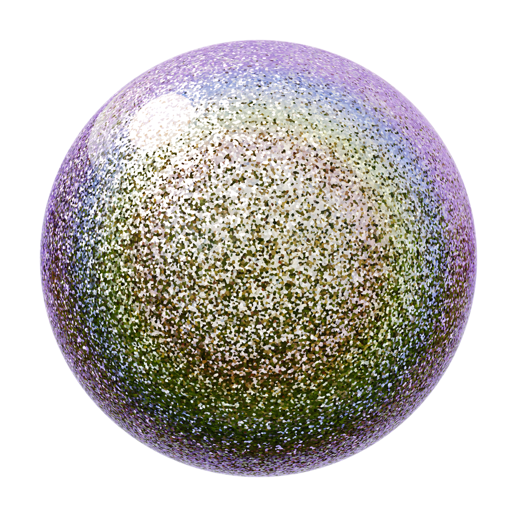 BlenderKit: Download the FREE Procedural glitter paint material