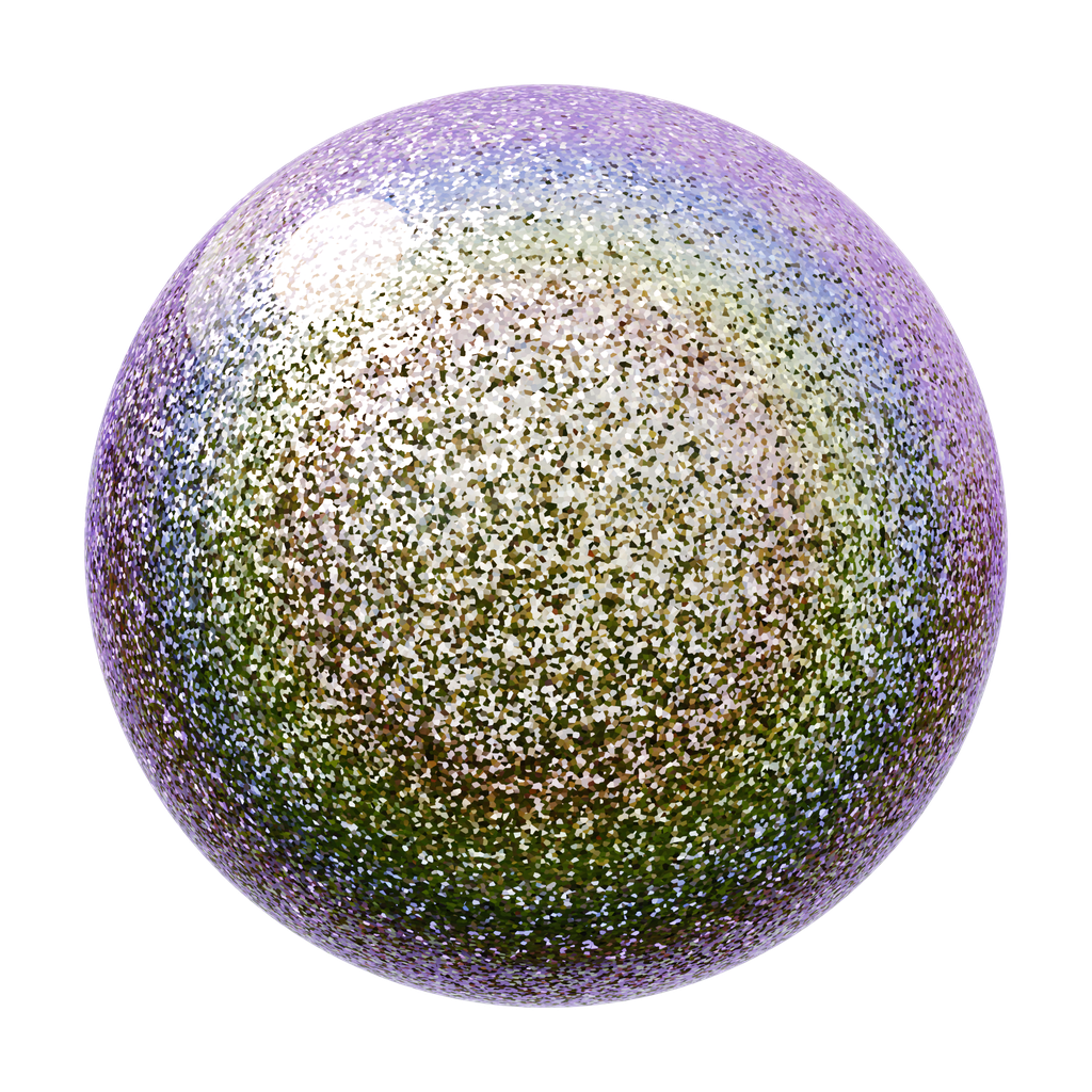 BlenderKit Download the FREE Procedural glitter paint material