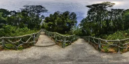 A bend in the mountain during the day