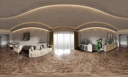 Warm Modern Living Room