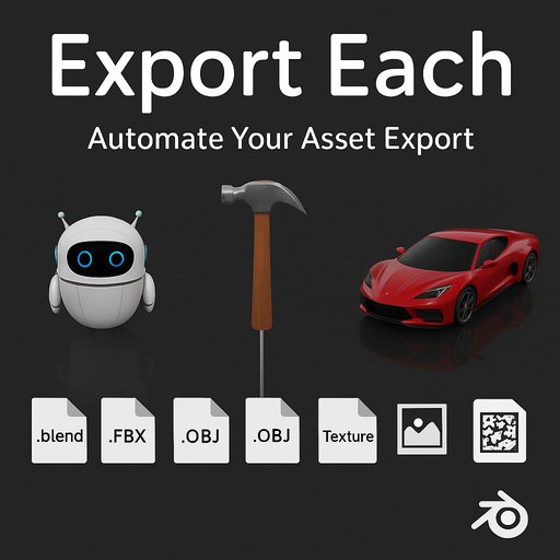 Export Each - Batch Export Collections / Object with One Click