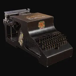 1891 Rapid Typewriter
