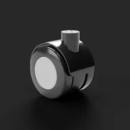 "Chair Caster Wheel - A high-quality 3D model for Blender 3D, perfect for constructing simple office chair designs. This model features a new design inspired by John Button, with a black and white photo thumbnail resembling a LEGO-style connector. Enhance your Blender projects with this plastic ceramic material, sensors-equipped caster wheel. Explore now!"