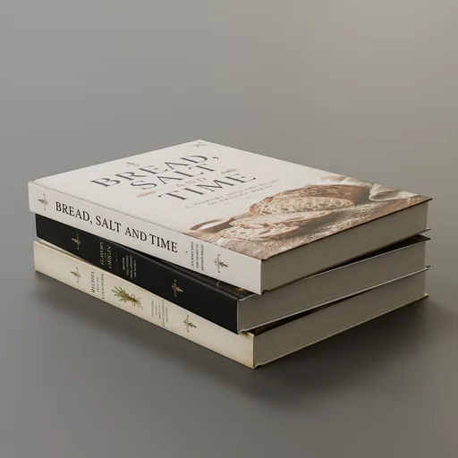 Stacked Cookbook Set