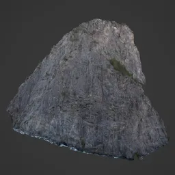 Large Rock Cliff Photoscan