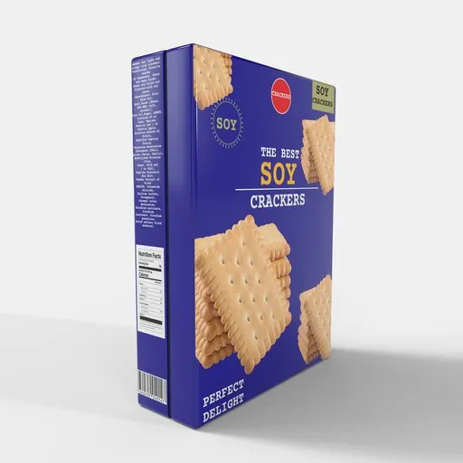 Soy Crackers Packaging Box