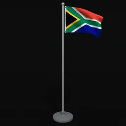 Animated Flag of South Africa